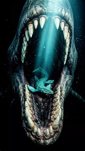 The Ocean Monster History Forgot And It Hunted Mosasaurus#shorts#ocean#shark