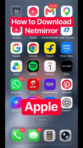 How to download Netmirror in apple IOS #freemovies#netflix#free#youtubeshorts#shorts#apple#iphone