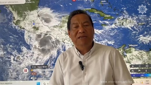 🌞 ¡El clima de hoy 18 de junio del 2025 en #Guerrero! 🌤️ 📍 En #Acapulco, la temperatura superará los 33° al mediodía. 📹 Cortesía: Sabás de la Rosa Camacho. | El Sol De Acapulco