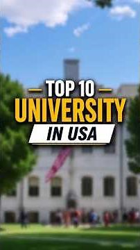 Top 10 Universities in USA 2026 | Harvard Isn't #1