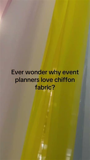 Why Event Planners Love Chiffon Fabric for Wedding Draping