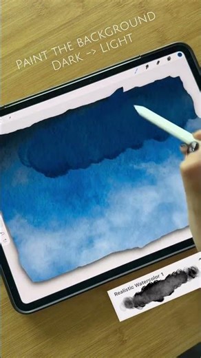 Easy landscape in procreate #procreatetutorials #procreate #beginnerarttips