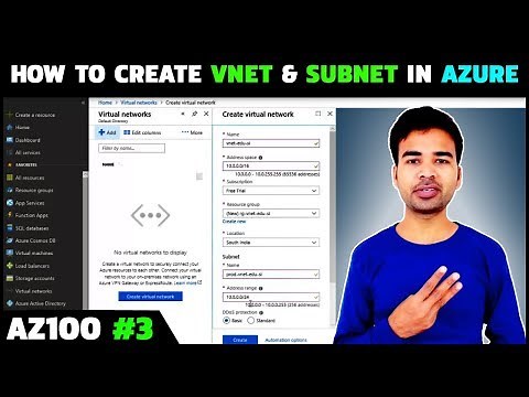 How to Create VNET in Azure Cloud (Azure Virutal Network) | Azure Certification AZ100 | #3