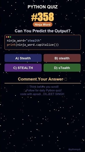 Python Quiz #358 — Can You Predict the Output? #shorts #python