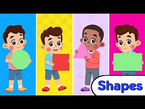 Learn Shapes for Kindergarten | Educational Video | Fun and Easy Shapes Kids!