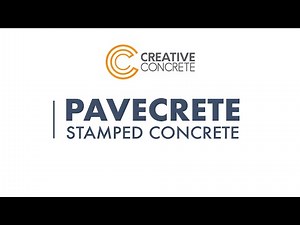 Application of PaveCrete Stamped Concrete - Creative Concrete Concepts