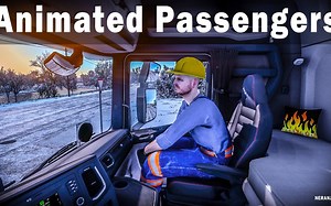 【YouTube】欧卡2mod_动态乘客|ETS2 Mods v1.46 | Animated Passengers | ETS2 Mods
