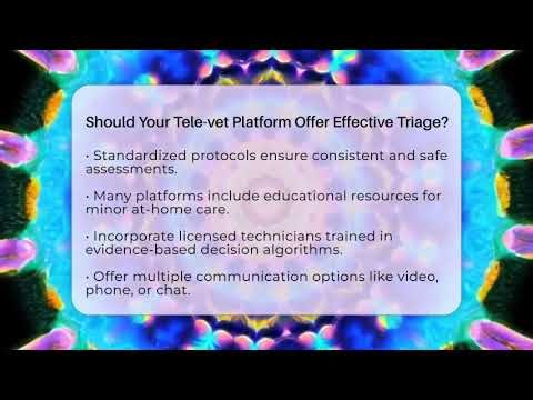 Should Your Tele-vet Platform Offer Effective Triage? - TeleVet Talk