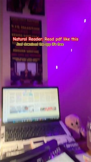 Natural Reader to covert pdf into audio and listen and remember easily 😎 #readermode #studytips