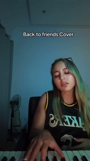 Back to friends cover #sombr #singing #coversong #youtubeshorts #upcomingmusician #pianocover