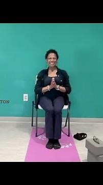 Chair Yoga Active Stork with Cassandra