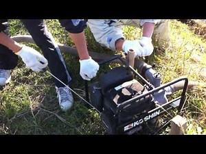 エンジンポンプの使い方