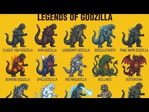 Every Godzilla Form Ever Created (1954–2024)