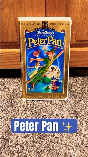 Walt Disney Peter Pan | VHS Edition