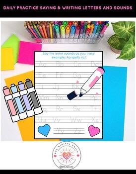 Alphabet Tracing & Letter Sound Practice | Dry Erase Letter Formation