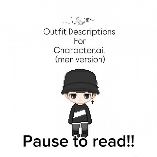 C.ai men’s clothing description #fyp #characterai
