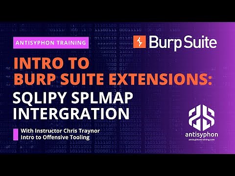 SQLiPY Splmap Integration | Intro To Burp Suite Extensions | Chris Traynor #burpsuite #webapp