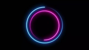 Abstract Beautiful Colorful Neon Circle Frame Stock Footage Video (100% Royalty-free) 3709769989 | Shutterstock
