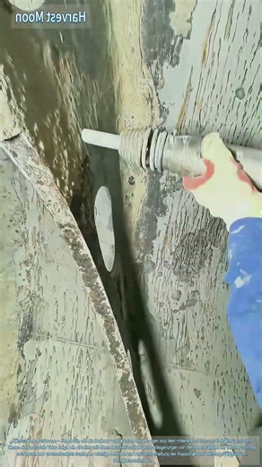 Reinigung des Betonmischertrommels! Wartung von Fertigbetonanlagen