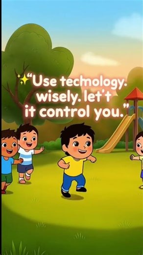 Mobile Addiction Story for Kids | Use Technology Wisely | Moral Story in 2D Animation