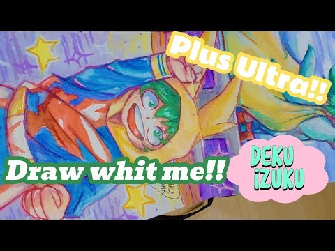 Draw whit me!🎨│Dibujando a Deku - Izuku Midoriya de Boku no Hero✨
