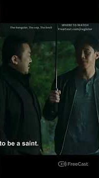 Umbrella Scene ☔ | The Gangster, The cop, The Devil👊