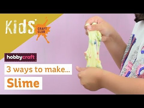3 ways to make slime | Hobbycraft