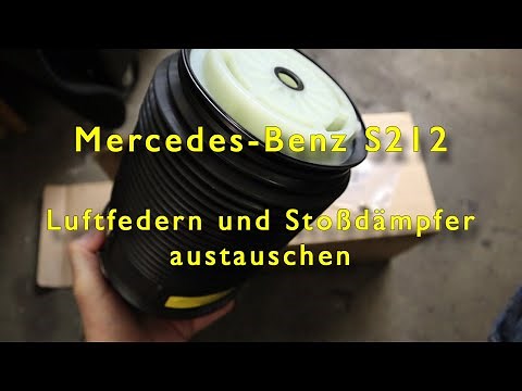 Mercedes 212 - Nerviges Klackern beseitigt - Luftfeder und Stoßdämpfer austauschen