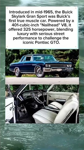 1965 Buick Skylark Gran Sport: Luxury Muscle 🏎️💨