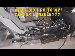 Removing, Disassembling and Modifying the Center Console in my Challenger 1320 for Weight Reduction