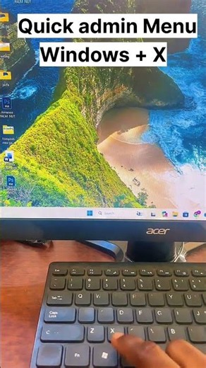 Windows + X Shortcut Key || Open the Quick Admin Menu Instantly