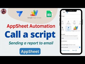44. How to call Apps Script from AppSheet - Sending a report to email