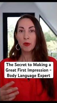 The Secret to Making a Great First Impression - Body Language Expert Vanessa Van Edwards