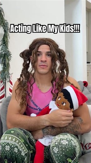 Acting Like My Kids During The Holidays!!!🎄🎁 #shorts #funny #parenting #christmas