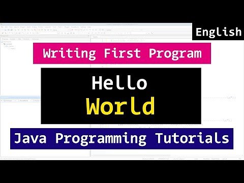 My First Java Hello World Program | Video Tutorial