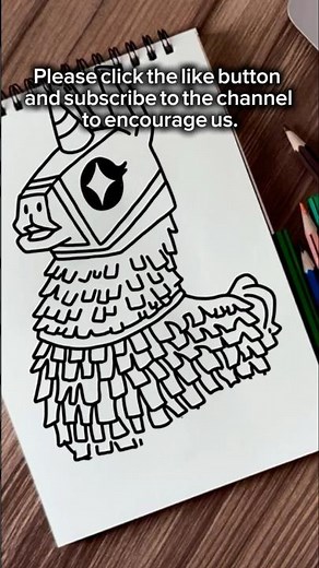 How to Draw Fortnite Lama 🦙 | Easy Step by Step Drawing Tutorial for Beginners