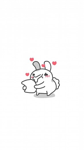 Cute Bunny Cartoon Animation