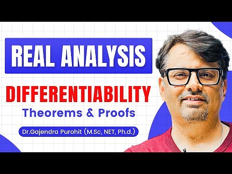 Real Analysis | Differentiability - Theorems & Proofs