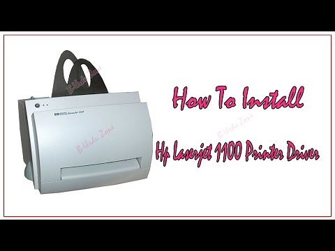 How To Install Hp Laserjet 1100 Printer Driver For Windows 7 64 Bit