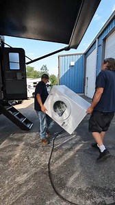 6.3K views · 58 reactions | #ad Check out our new Splendide Stackable Washer & Dryer we got installed from @campingworld These experts truly mad | Family Nomads | Facebook