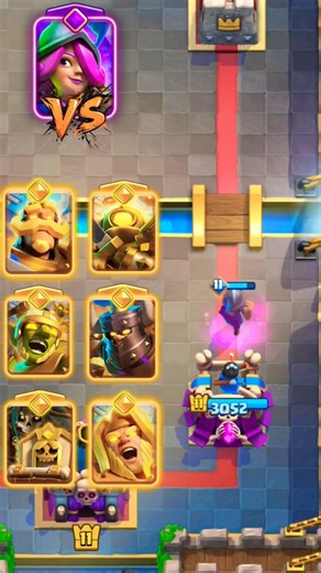 Hero Lv1. Vs Evo Lv6 👻 #clashroyale #gaming #supercell