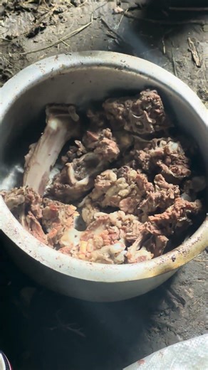 Cooking Meat the Traditional African Way | Village Fire Cooking No Recipe Needed