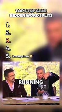 Ranking Top Gear Hidden Word Splits Moments #cars #topgear