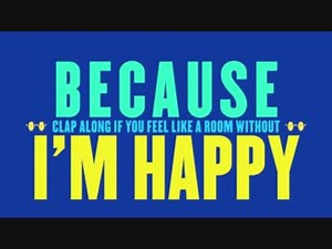 Pharrell Williams - Happy (Despicable Me 2 - Lyric Video)