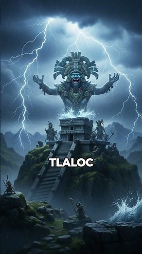Tlaloc : Le Dieu Aztèque Qui Commande la Foudre #tlaloc #azteque #mythologie #dieux