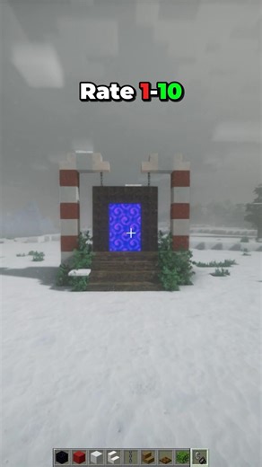 #minecraft winter portal