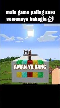 game seru warga konoha #minecraft #funny #shorts