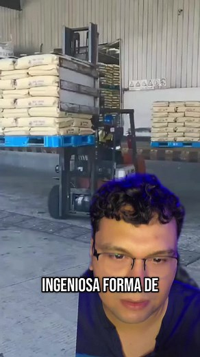 Carga de Cemento en Tráiler Flatbed