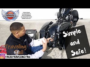 Enhance the look of your Street Glide rear fender! NEW Custom Dynamics Turn Signal Eliminator Kit