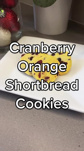 Delicious Cranberry Orange Shortbread Cookies Recipe